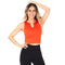 Notch Neck Ribbed Tank - Denny's