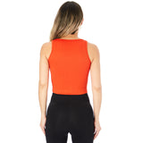 Notch Neck Ribbed Tank - Denny's
