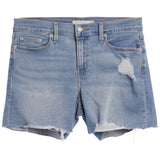 Mid Length Denim Short