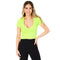 RIbbed V-Neck Baby Tee - Denny's
