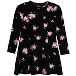 Roses Long Sleeve Rib Dress - Denny's