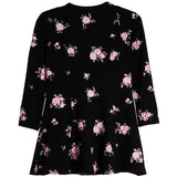 Roses Long Sleeve Rib Dress - Denny's