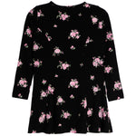 Roses Long Sleeve Rib Dress - Denny's