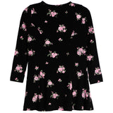 Roses Long Sleeve Rib Dress - Denny's