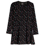 Mini Floral Long Sleeve Dress - Denny's