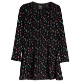 Mini Floral Long Sleeve Dress - Denny's