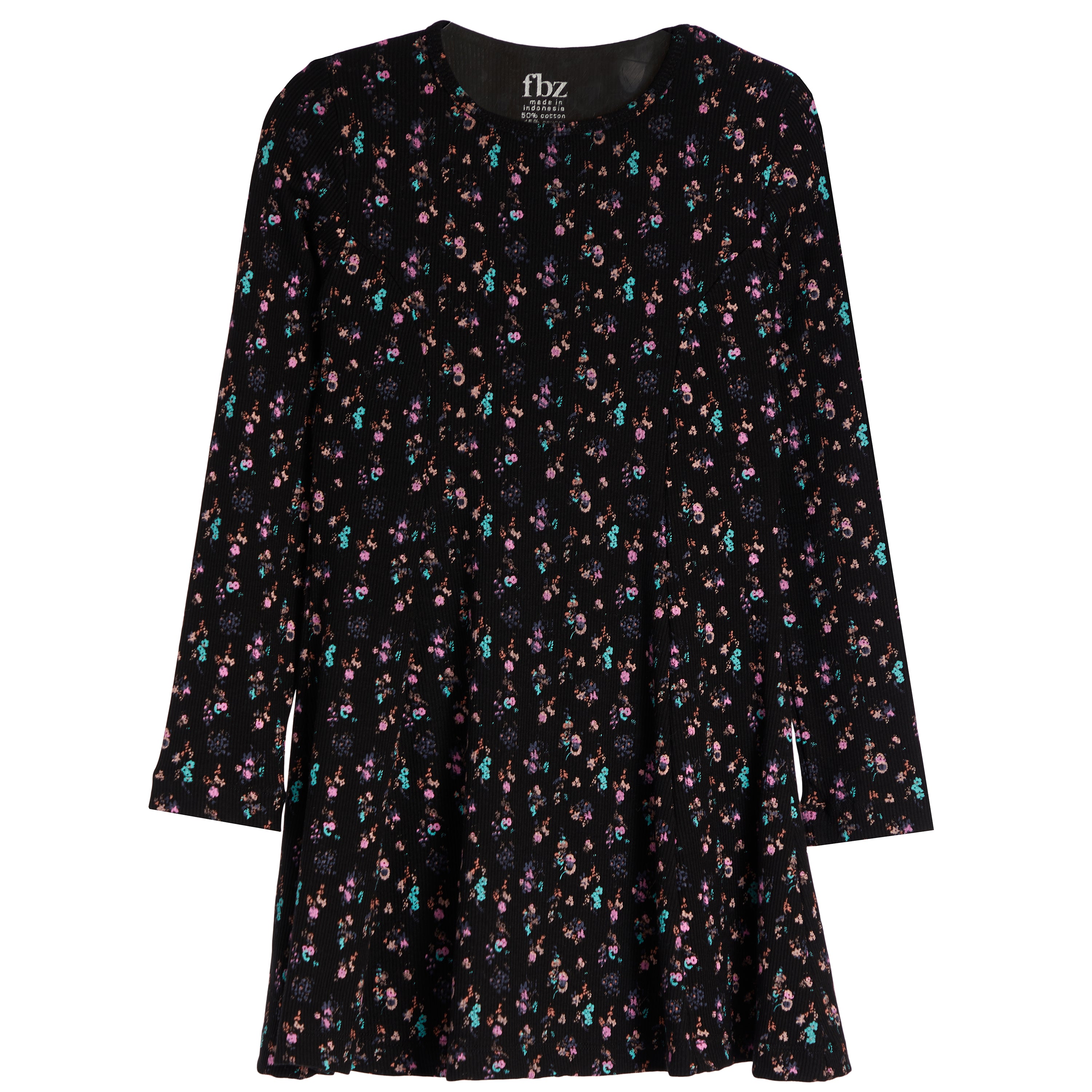 Mini Floral Long Sleeve Dress - Denny's