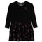 Long Sleeve Allover Pink Hearts Bottom Dress - Denny's
