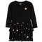 Long Sleeve Dress With Allover Heart Bottom - Denny's