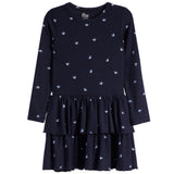 All Over Flowers Long Sleeve Dress