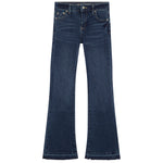 High Rise Released Hem Flare Jean - Denny's