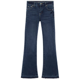 High Rise Released Hem Flare Jean - Denny's