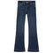 High Rise Released Hem Flare Jean - Denny's