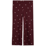 All Over Flowers Ribbed Pant