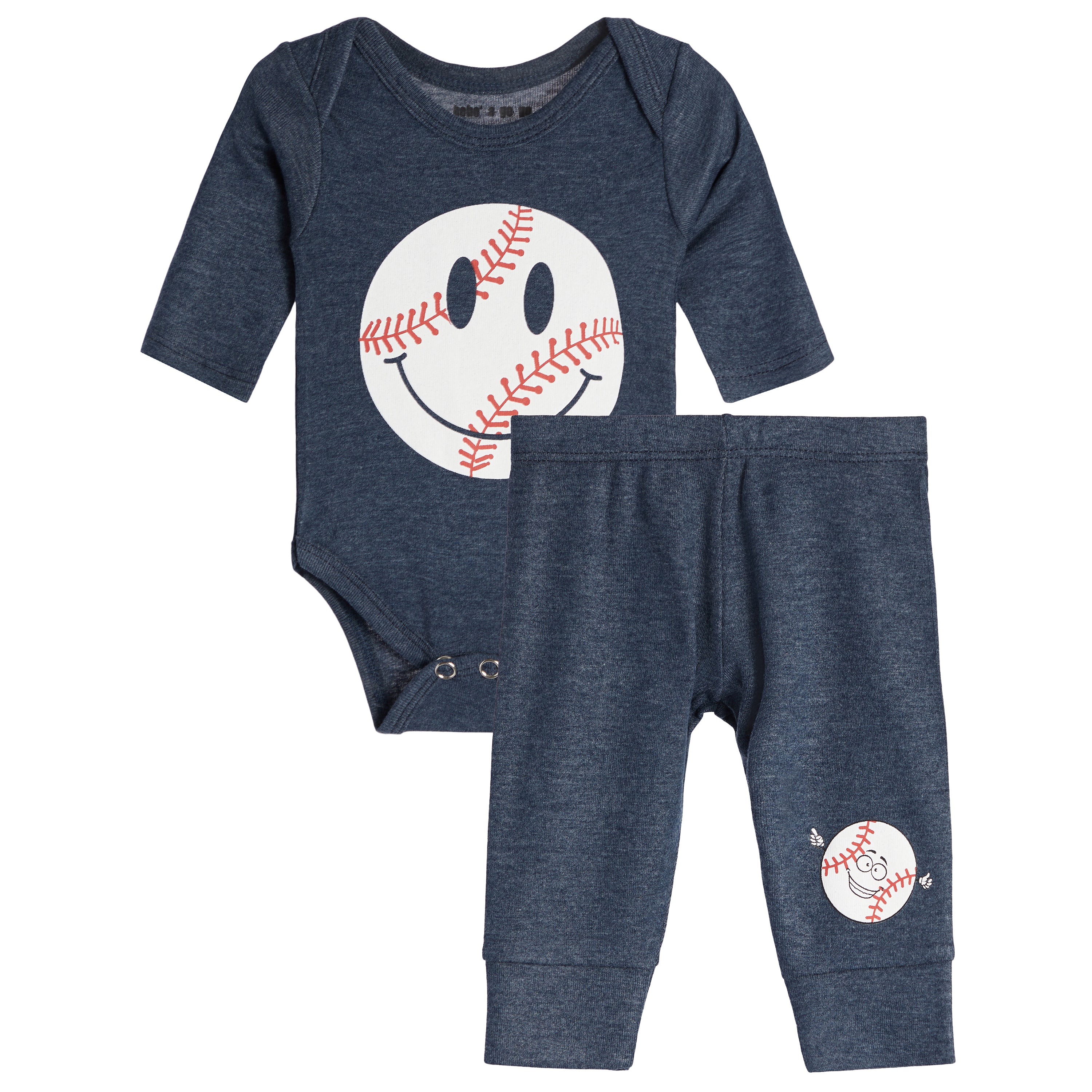 2pc Baseball Onesie Set - Denny's
