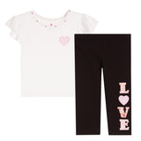 2pc Gingham Love legging Set