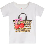 2pc Leopard Cherry Bow Legging Set - Denny's