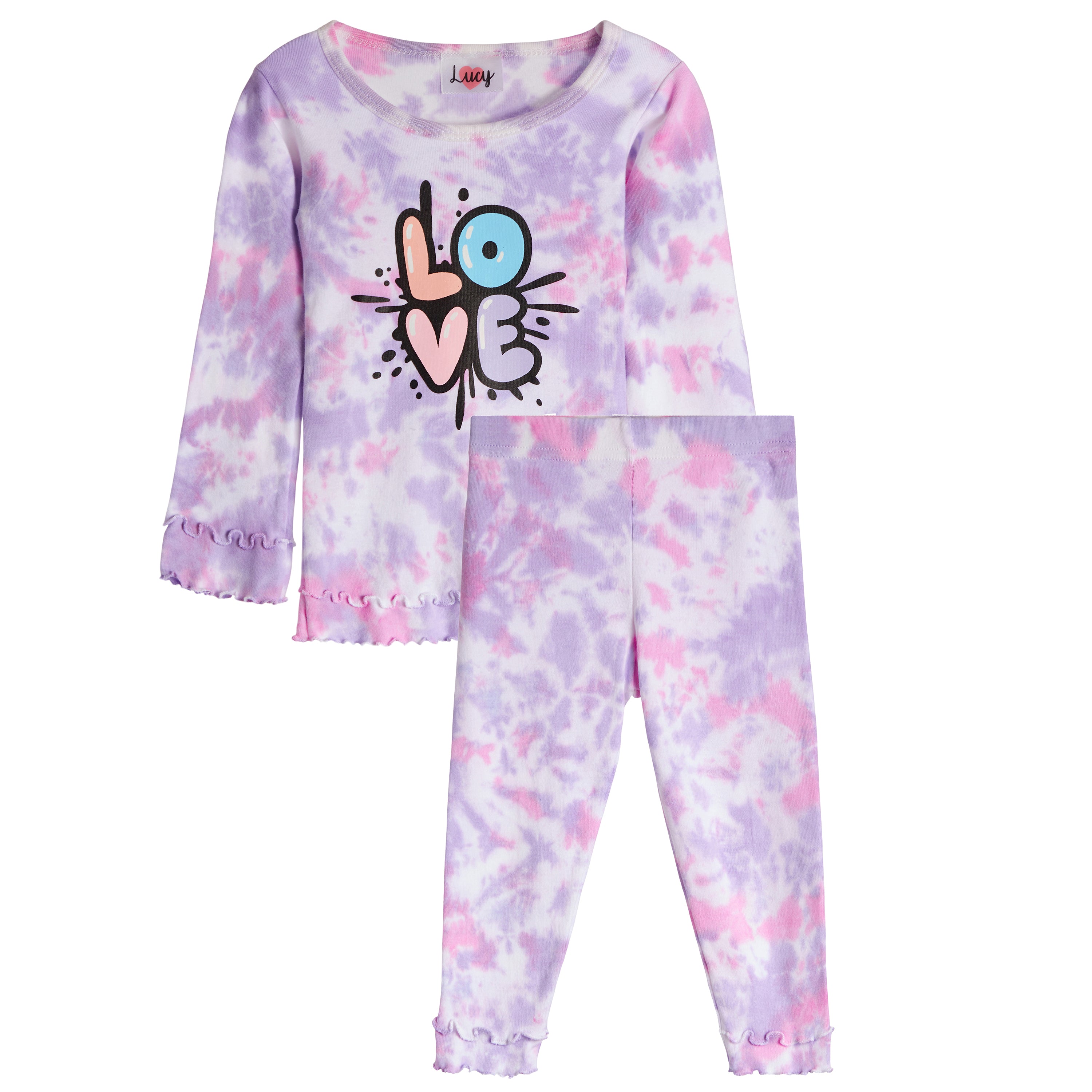 2pc Love Tie Dye Set - Denny's