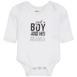 Just A Boy And His Mama 2pc Onesie Harem Pant Set - Denny's