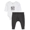 Just A Boy And His Mama 2pc Onesie Harem Pant Set - Denny's