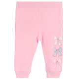 2pc Purple Pink Bow Set - Denny's