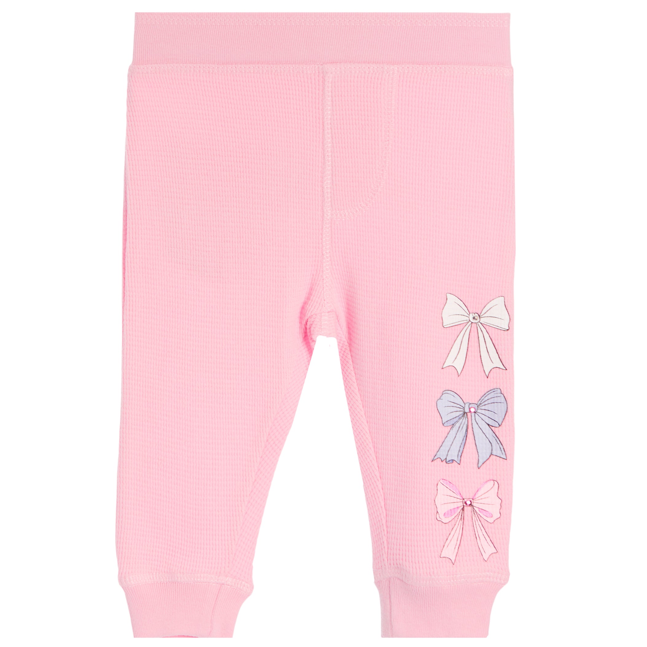 2pc Purple Pink Bow Set - Denny's