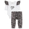 2pc Cheetah Ruffle Onesie Set - Denny's