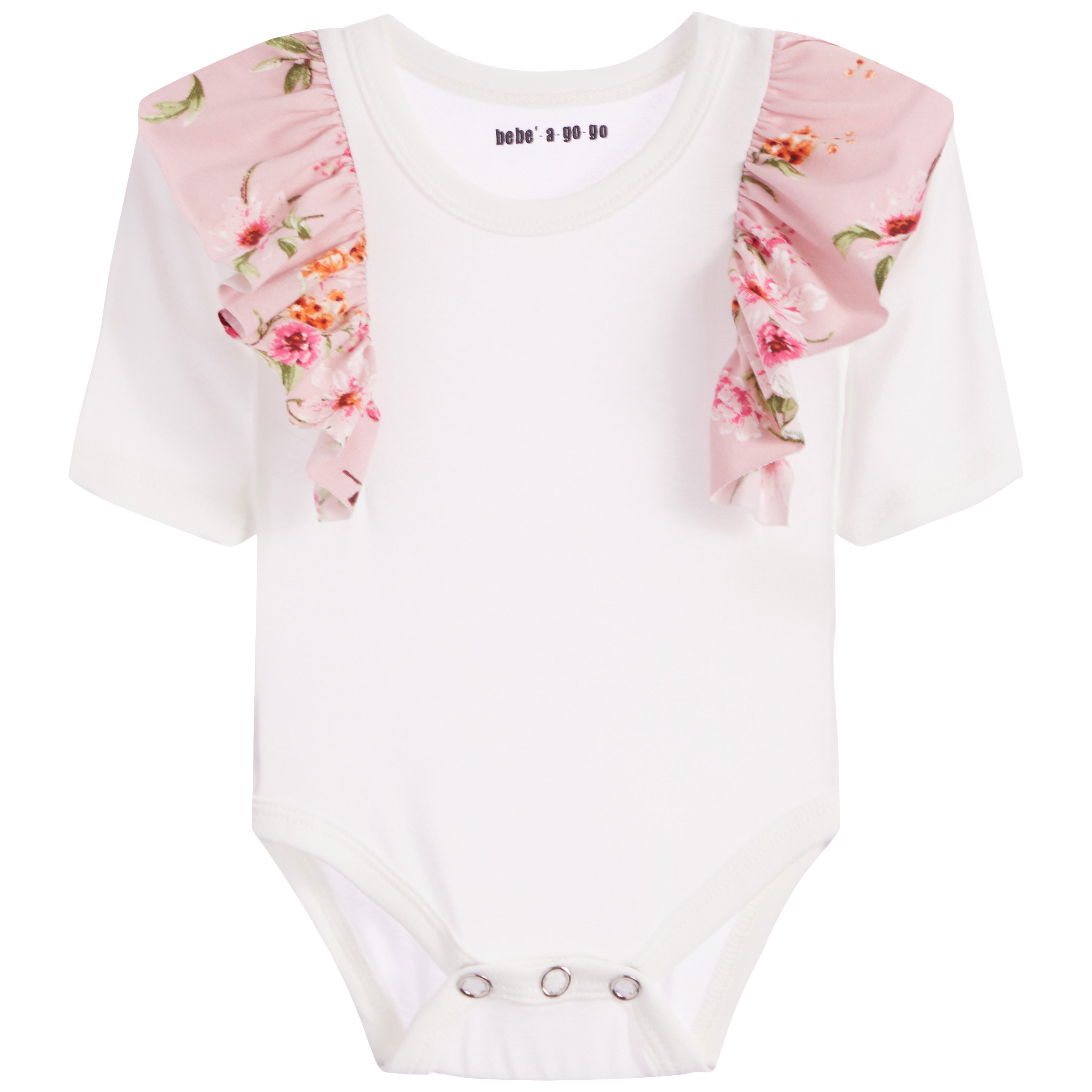 2pc Floral Ruffle Onesie Set - Denny's
