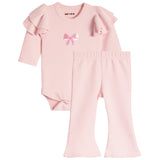 2pc Star Thermal Flare Pant Set - Denny's