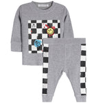 2pc Checkerboard Thermal Set - Denny's