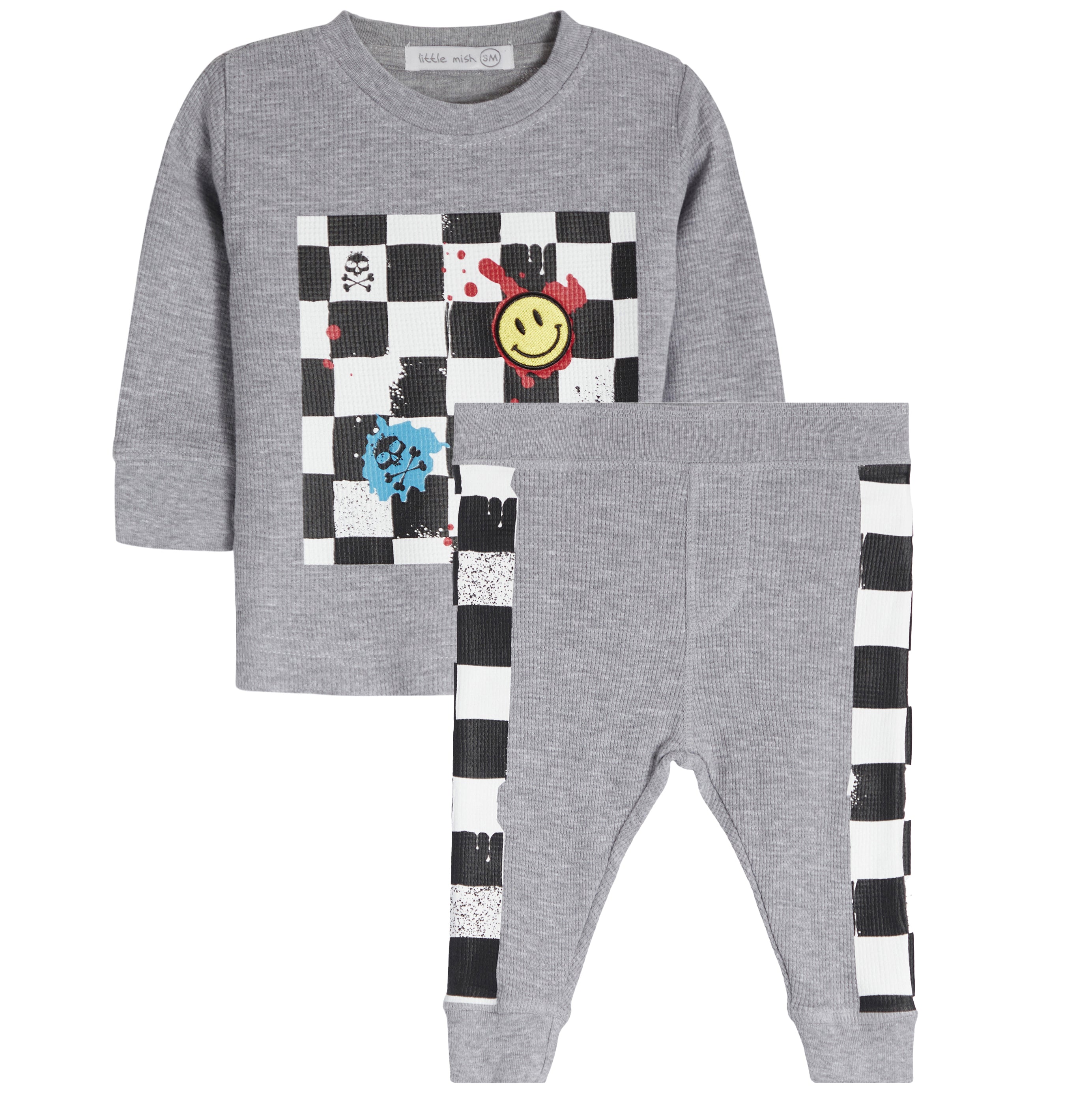 2pc Checkerboard Thermal Set - Denny's