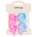 2pk Mini Ombre Bow Set