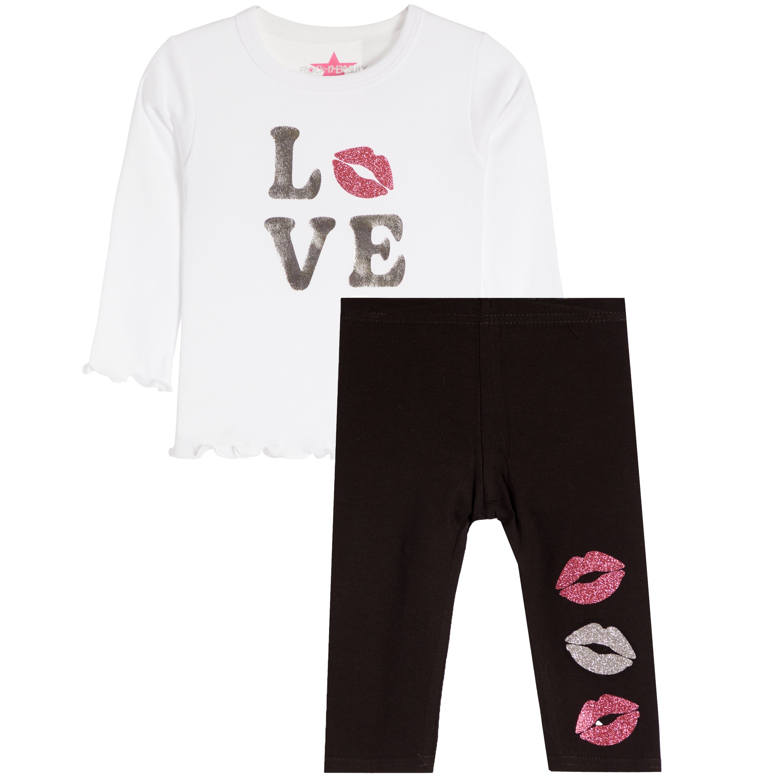 2pc Love Lip Legging Set - Denny's