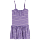 Ribbed Polka Dot Dress
