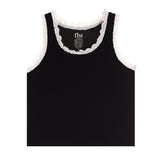 Tank With Eyelet Trim
