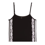 Tank With White Eyelet Trim