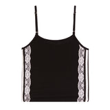 Tank With White Eyelet Trim