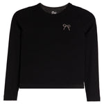 Crystal Bow Long Sleeve Tee - Denny's