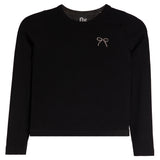 Crystal Bow Long Sleeve Tee - Denny's