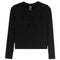 Bow Long Sleeve Ribbed Shirt - Denny's