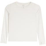 Lace Trim Long Sleeve Rib Shirt - Denny's