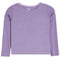 Long Sleeve Rib With Lace Trim - Denny's