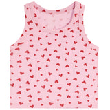 Tank With Allover Red Hearts