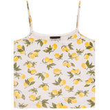 Lemon Lace Trim Tank