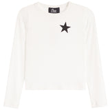 Black Star Rib Long Sleeve
