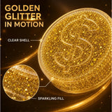 Gold Glitter Coin Squishy