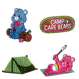 Camp Care Bears Set of 4 Stickers - Denny's