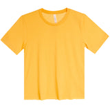 Solid Raw Hem S/S Crew