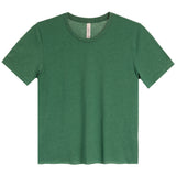 Solid Raw Hem S/S Crew