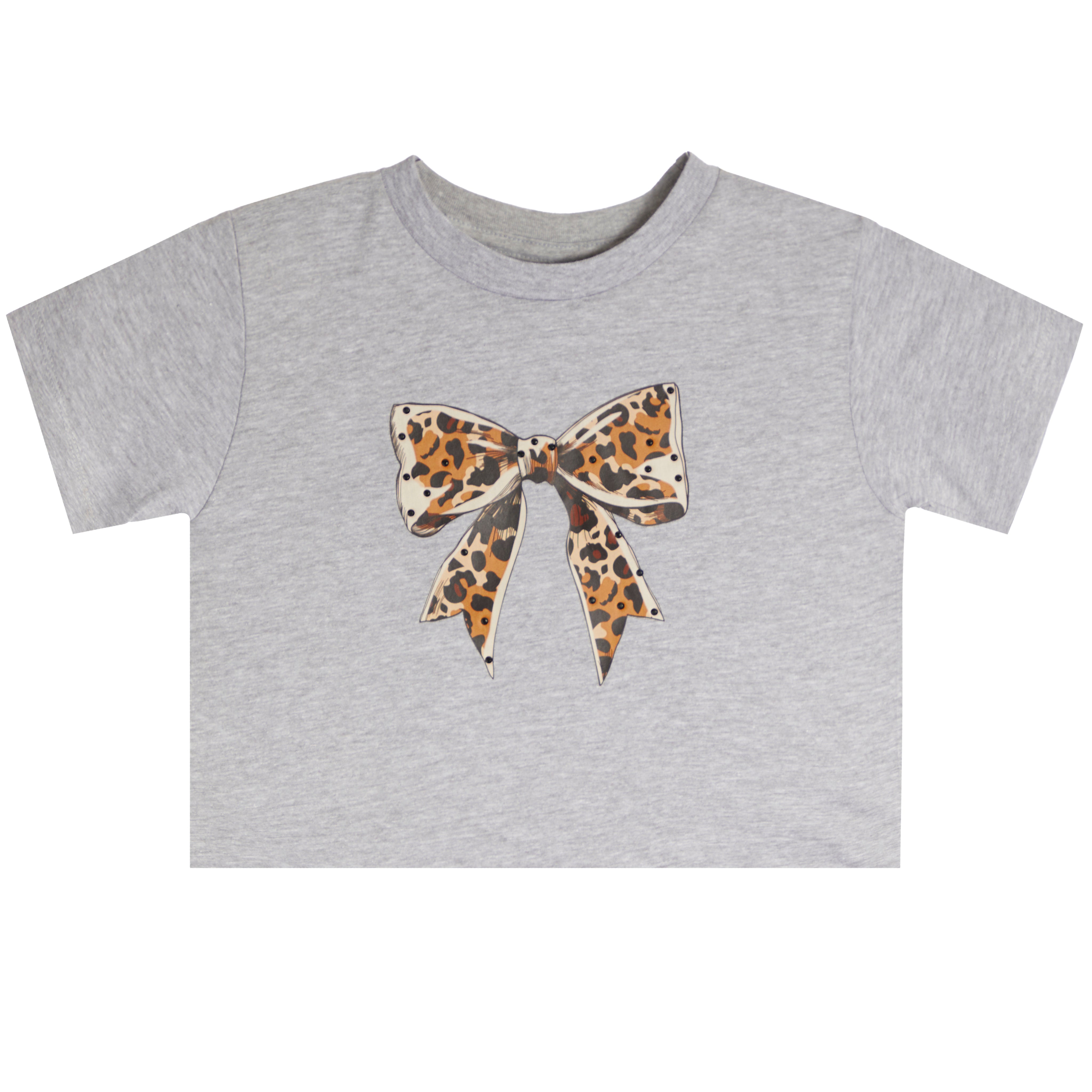 Leopard Bow Tee - Denny's